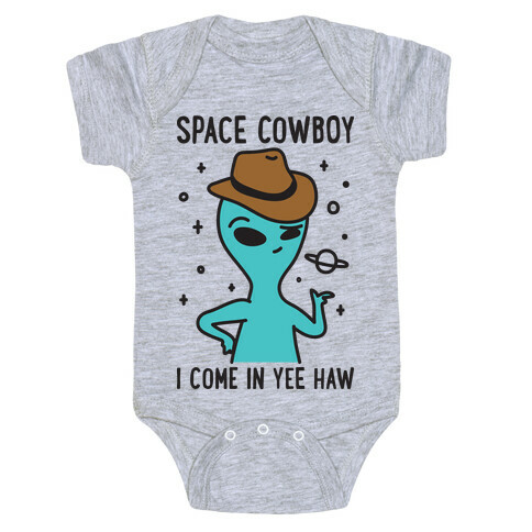 Space Cowboy Alien Baby One-Piece