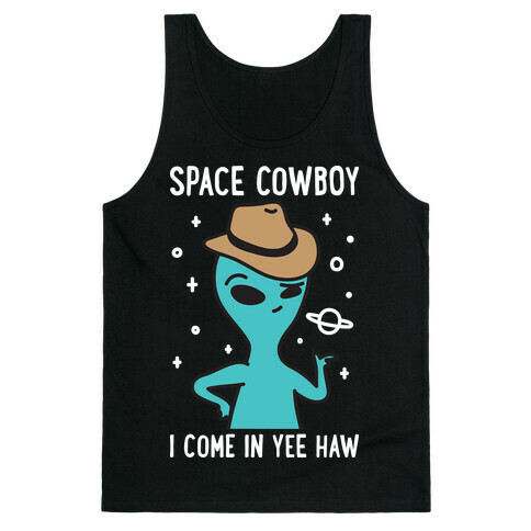 Space Cowboy Alien Tank Top