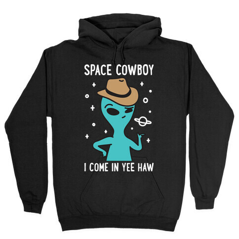 Space Cowboy Alien Hooded Sweatshirt