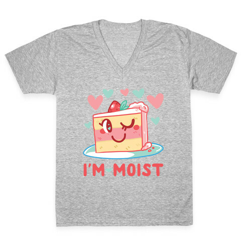 I'm Moist V-Neck Tee Shirt