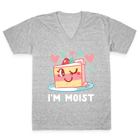 I'm Moist V-Neck Tee Shirt