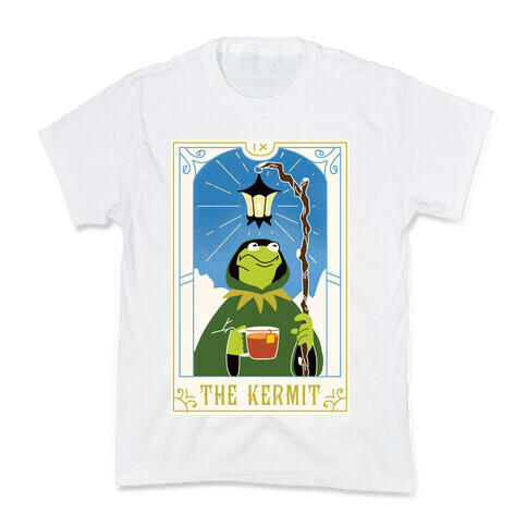 The Kermit Tarot Card Kids T-Shirt