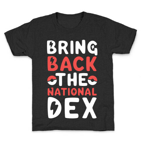 Bring Back the National Dex Kids T-Shirt