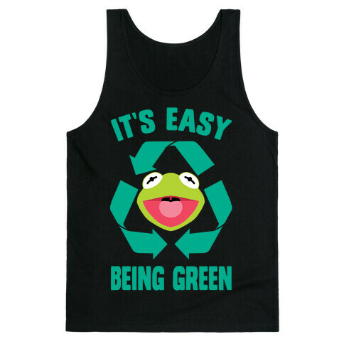 It's Easy Being Green Recycling Kermit Tank Top