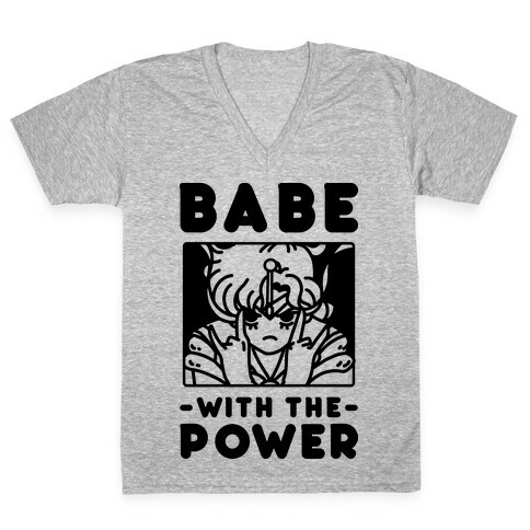 Babe With the Power Sailor Jupiter V-Neck Tee Shirt
