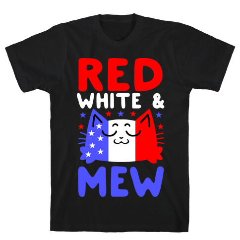 Red, White, And Mew T-Shirt