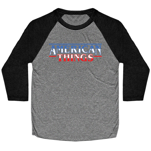 American Things Baseball Tee