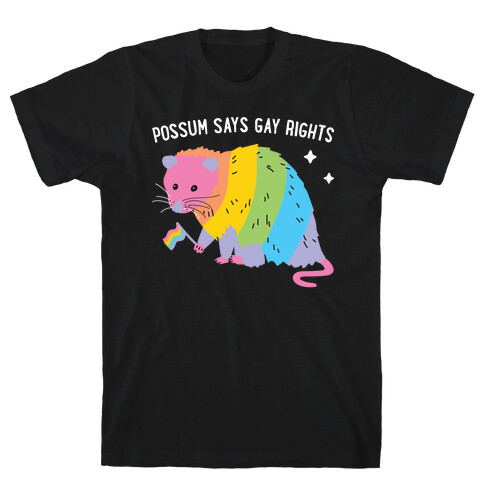 Possum Says Gay Rights T-Shirt