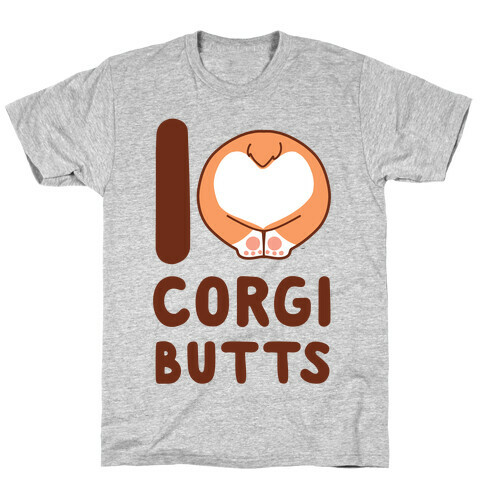 I Heart Corgi Butts T-Shirt