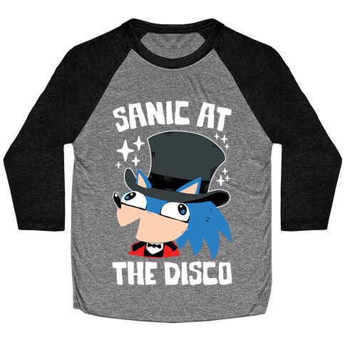 Sanic At The Disco Baseball Tee