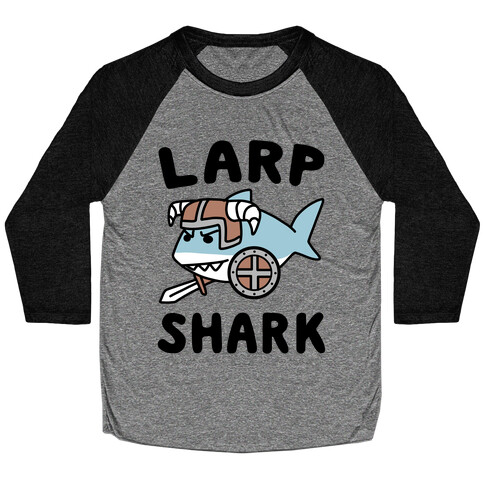 Larp Shark Baseball Tee