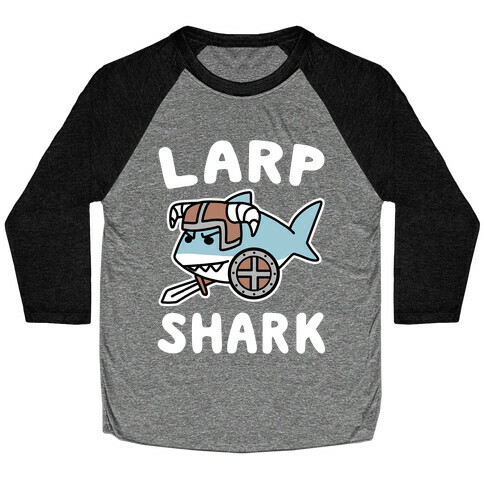 Larp Shark Baseball Tee