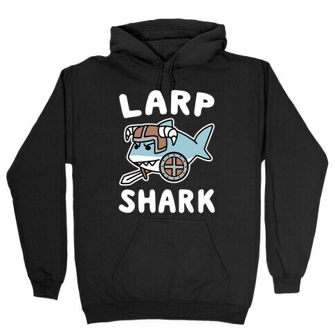 Larp Shark Hooded Sweatshirt