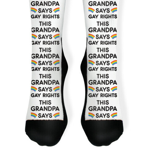This Grandpa Says Gay Rights Sock