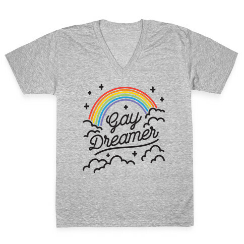 Gay Dreamer V-Neck Tee Shirt