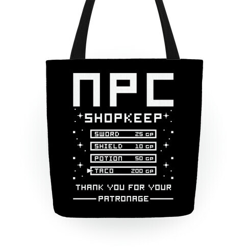 NPC ShopKeep Tote