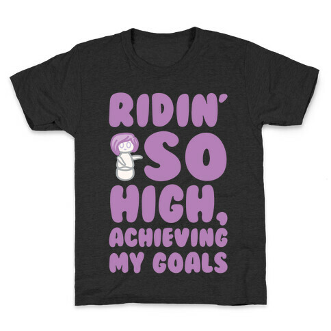 (Hey Yeah Whoa-Ho I'm On A Roll) Riding So High Achieving My Goals Pairs Shirt Kids T-Shirt