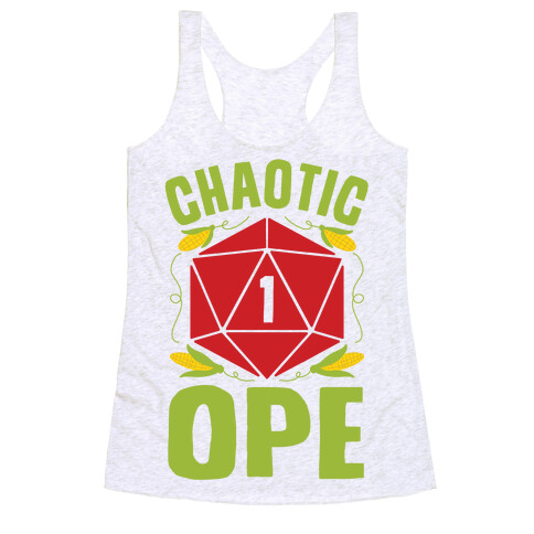 Chaotic Ope Racerback Tank Top