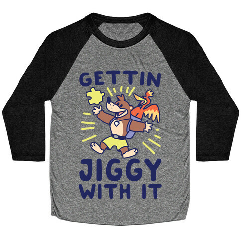 Gettin Jiggy With It Baseball Tee