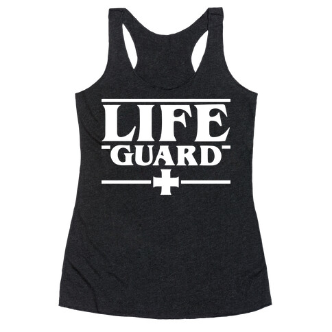Life Guard (ST Parody) Racerback Tank Top