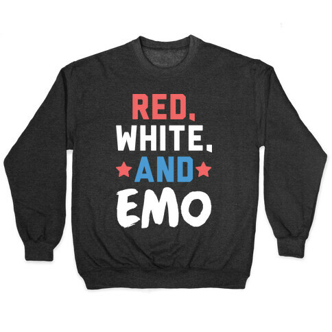 Red, White, And Emo Pullover