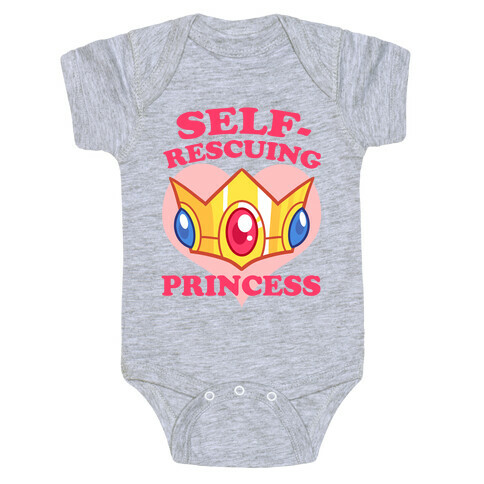 Self-Rescuing Princess Baby One-Piece
