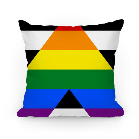 Ally Pride Flag Pillow