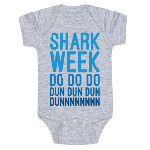 Shark Week Do Do Do Dun Dun Dun Jaws Parody Baby One-Piece