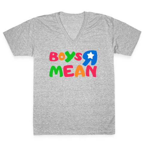 Boys R Mean V-Neck Tee Shirt