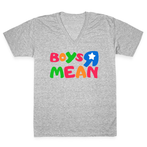 Boys R Mean V-Neck Tee Shirt