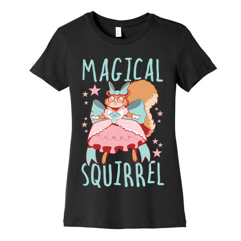 Magical Squirrel Womens T-Shirt