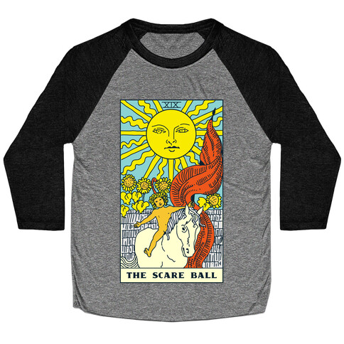 The Scare Ball Tarot Baseball Tee