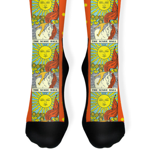 The Scare Ball Tarot Sock