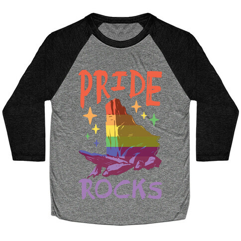 Pride Rocks Baseball Tee