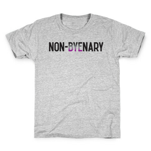 Non-byenary Asexual Non-binary Kids T-Shirt