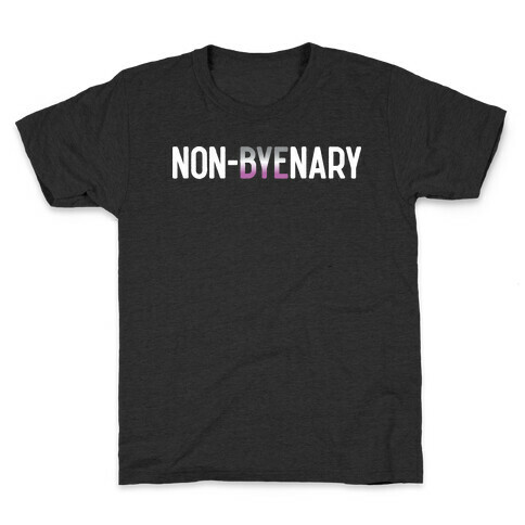 Non-byenary Asexual Non-binary Kids T-Shirt