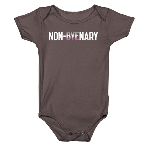 Non-byenary Asexual Non-binary Baby One-Piece
