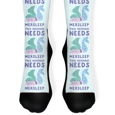 This Mermaid Needs Mersleep Sock