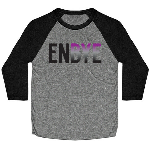 Enbye Asexual Non-binary Baseball Tee