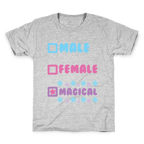 Magical Gender Checklist Kids T-Shirt