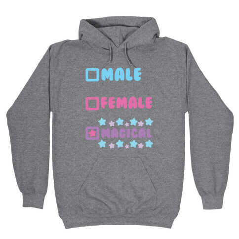 Magical Gender Checklist Hooded Sweatshirt