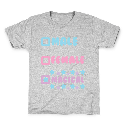 Magical Gender Checklist Kids T-Shirt