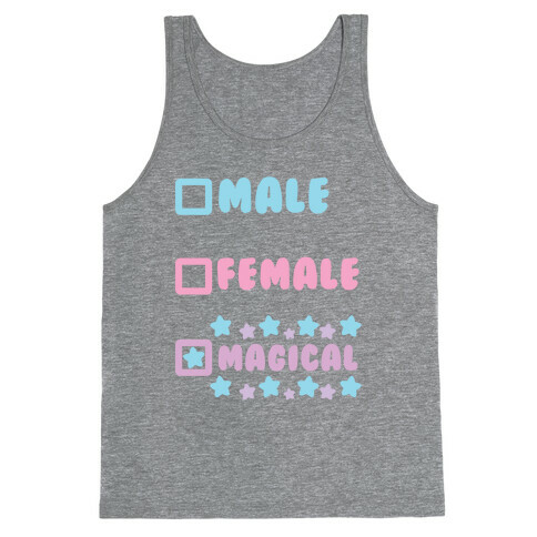 Magical Gender Checklist Tank Top