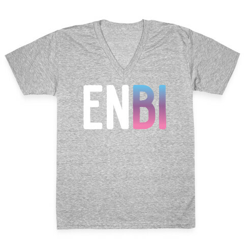 Enbi Bisexual Non-binary V-Neck Tee Shirt