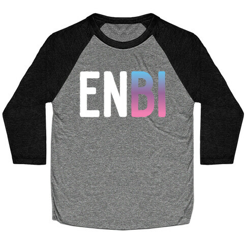 Enbi Bisexual Non-binary Baseball Tee