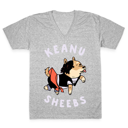 Keanu Sheebs V-Neck Tee Shirt
