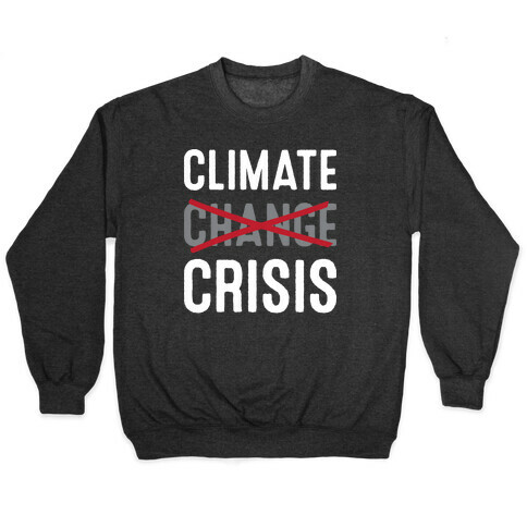 Climate Crisis Not Change Pullover