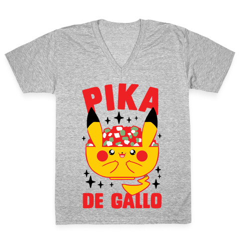 Pika De Gallo V-Neck Tee Shirt