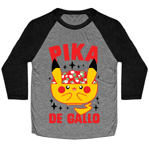 Pika De Gallo Baseball Tee