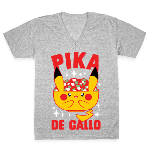 Pika De Gallo V-Neck Tee Shirt